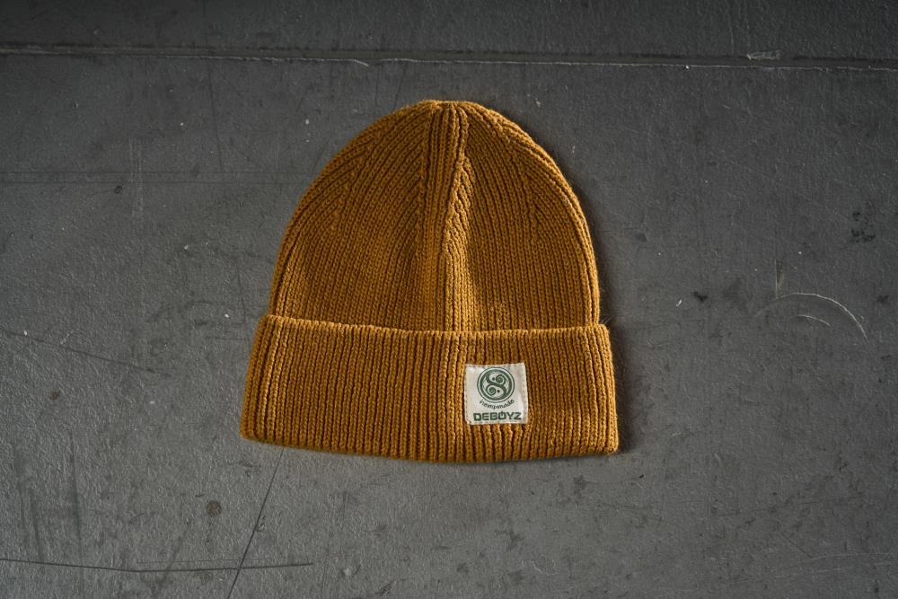 stylishes Hanf Beanie "MARGAUX liebt SCHNEE"
