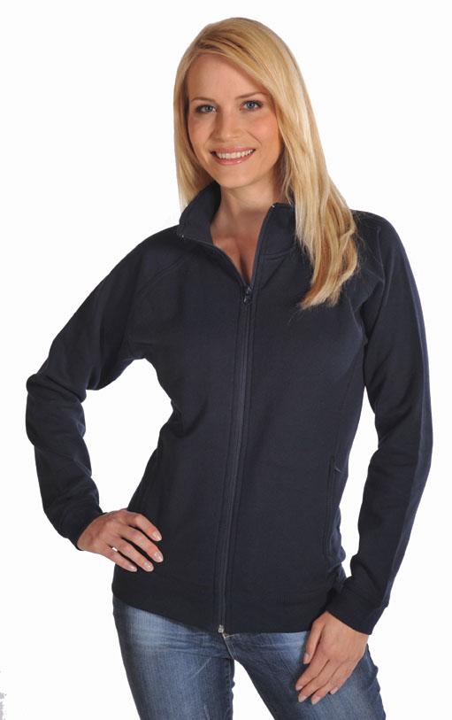 Ladies Sweatjacke "Full-Zipp" Raglan