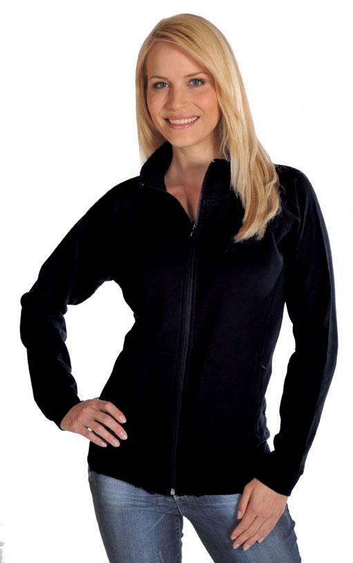 Ladies Sweatjacke "Full-Zipp" Raglan