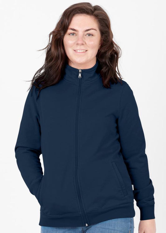 Damen Sweatjacke "Doubletex" Set in Sleeve